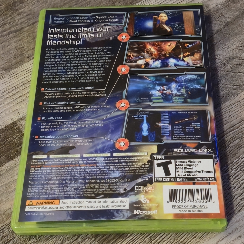 Project Sylpheed & Elder Scrolls IV Oblivion Xbox 360 Game Bundle Tested CIB - Picture 3 of 8